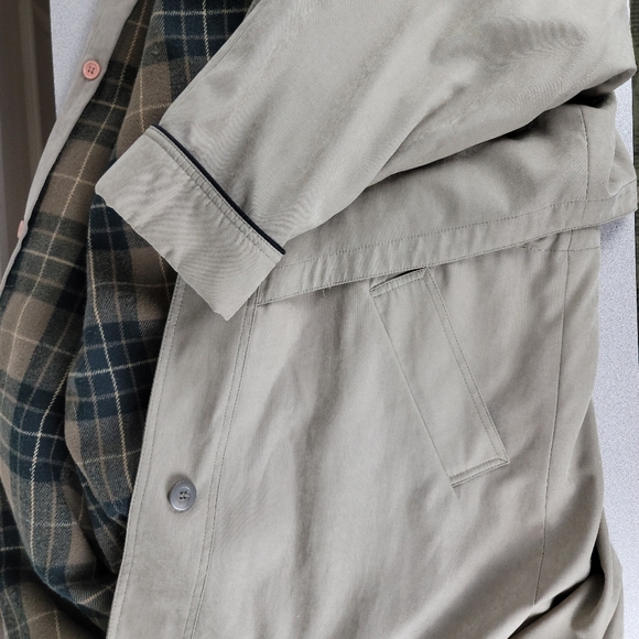 Vintage Utex Design‎ full length, "mole skin" removable lining trench coat - Picture 3 of 12